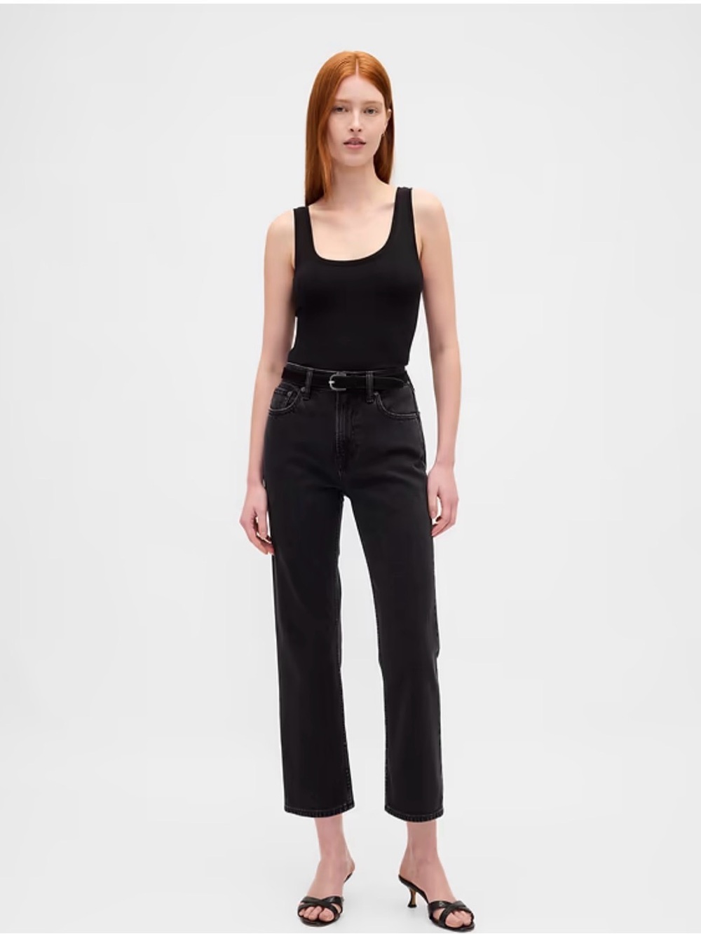 Gap 90s Straight Crop High-Rise Straight Jeans - Picture 3 of 6